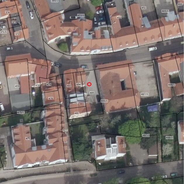 Gotha, Siebleber Str 6, Lageplan