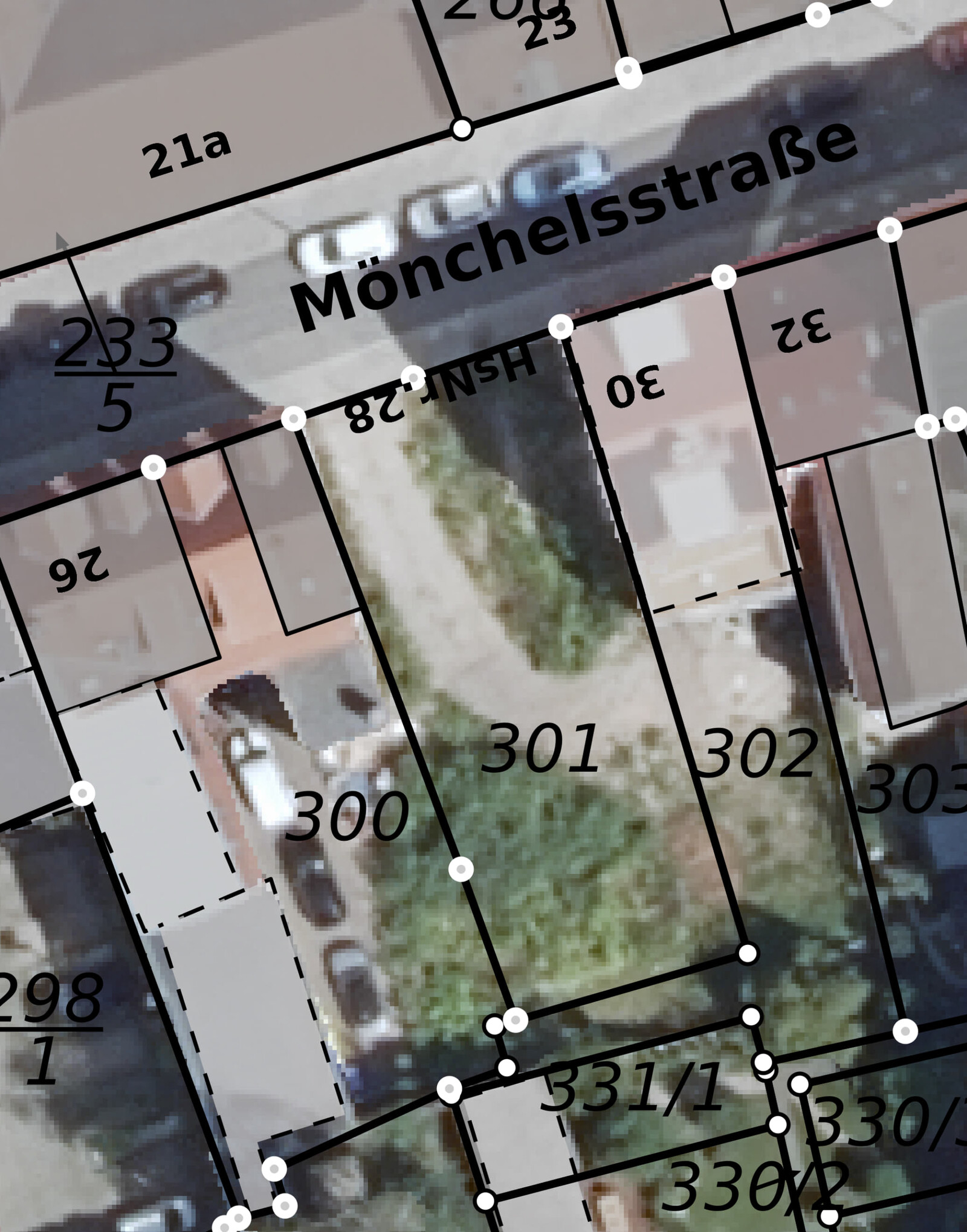 Gotha, Mönchelsstr. 28, Lageplanauszug, Geoproxy Thüringen