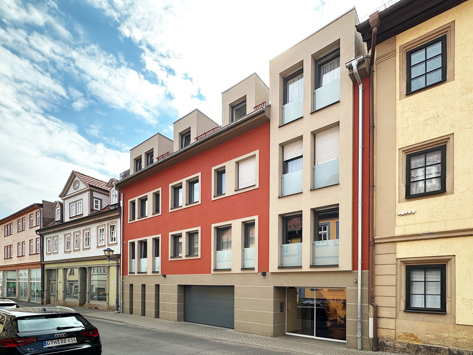 Fassadenansicht Neubau, © ProjektStadt