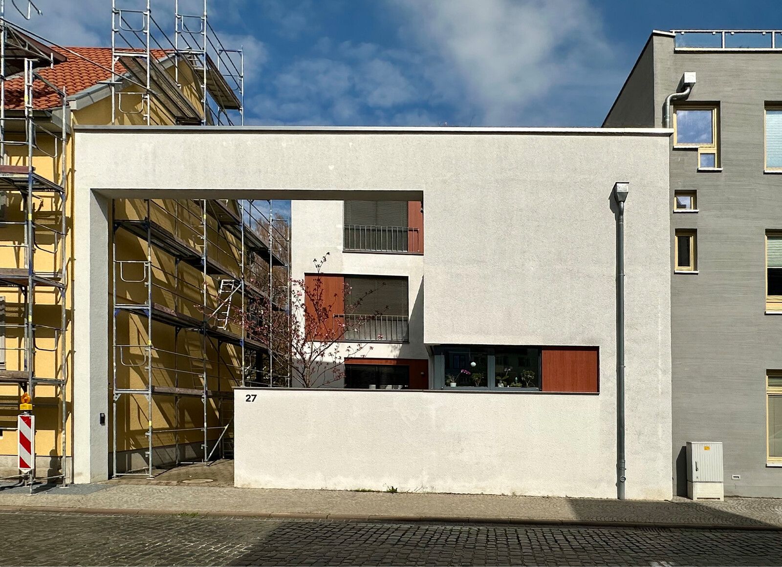 Fassadenansicht Neubau, © ProjektStadt