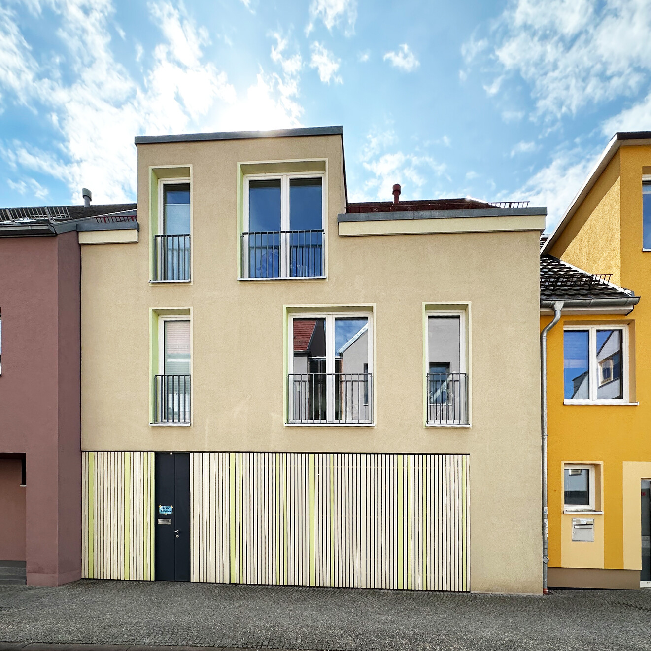 Fassadenansicht Neubau, © ProjektStadt