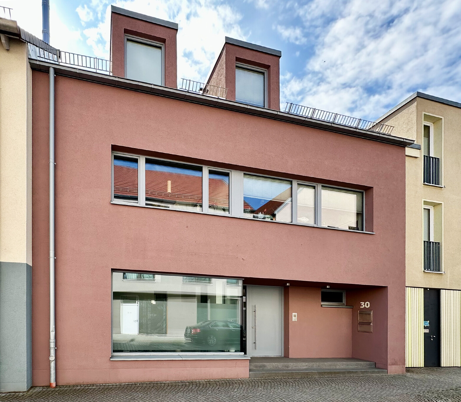 Fassadenansicht Neubau, © ProjektStadt