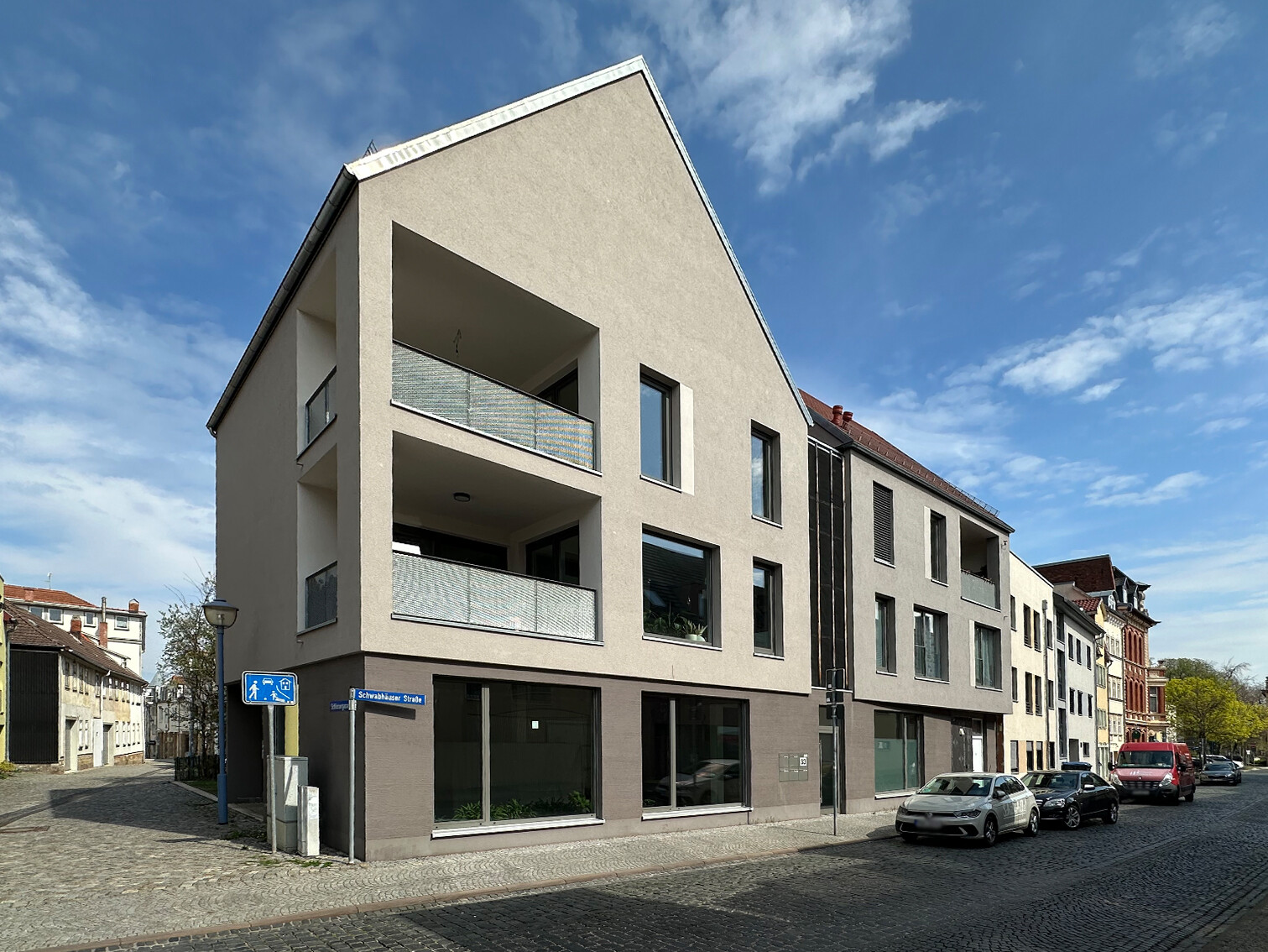 Fassadenansicht Neubau, © ProjektStadt